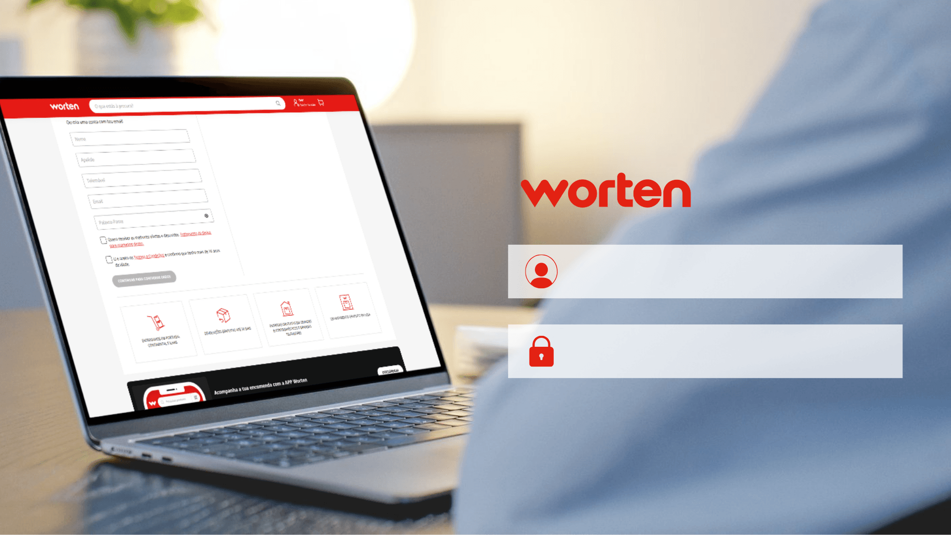 Registrace a konfigurace účtu na Worten – krok za krokem