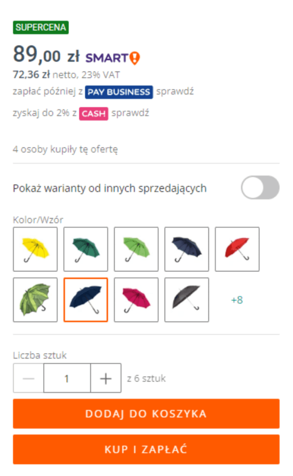 Vícevariantové nabídky
